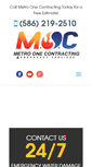 Mobile Screenshot of metroonecontracting.com